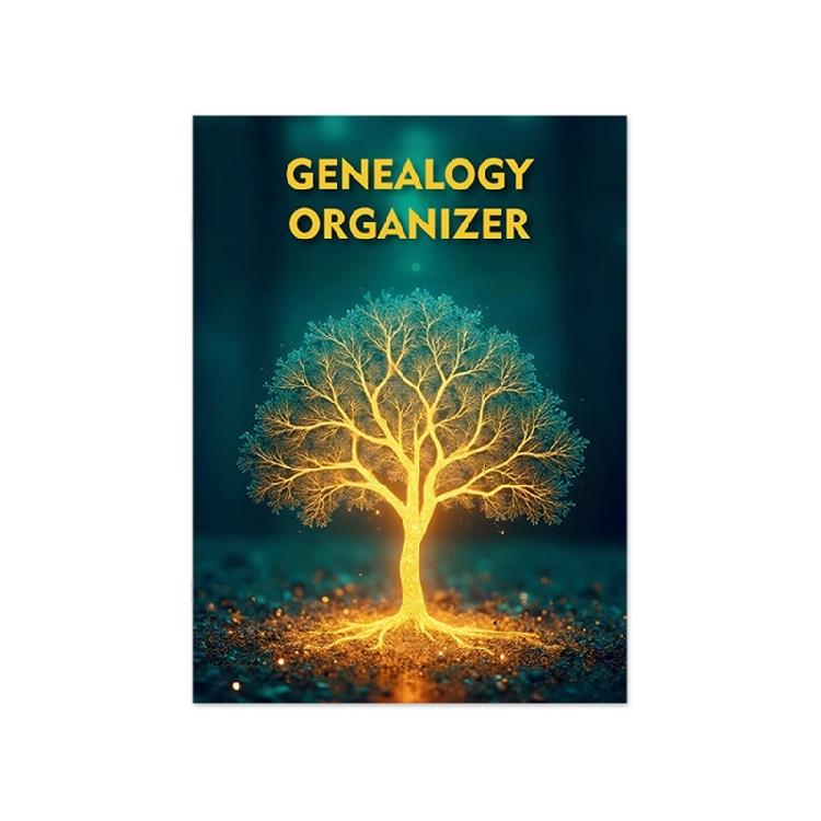 

Portable Family Tree Recording Journal Genealogy Organiser Notebook For Generation History Archiving 21x28.5cm 1