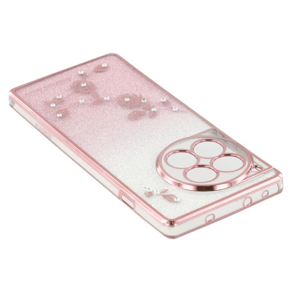 KADEM Για OnePlus Ace 3 5G/12R 5G Θήκη Κινητού Τηλεφώνου Μοτίβο Λουλουδιών Δαχτυλίδι Στήριξης TPU Κάλυμμα