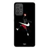 Phone Case - MANIACASE - Samsung Galaxy A33 5g - Silicone TPU - Nike Jordan Logo - Black
