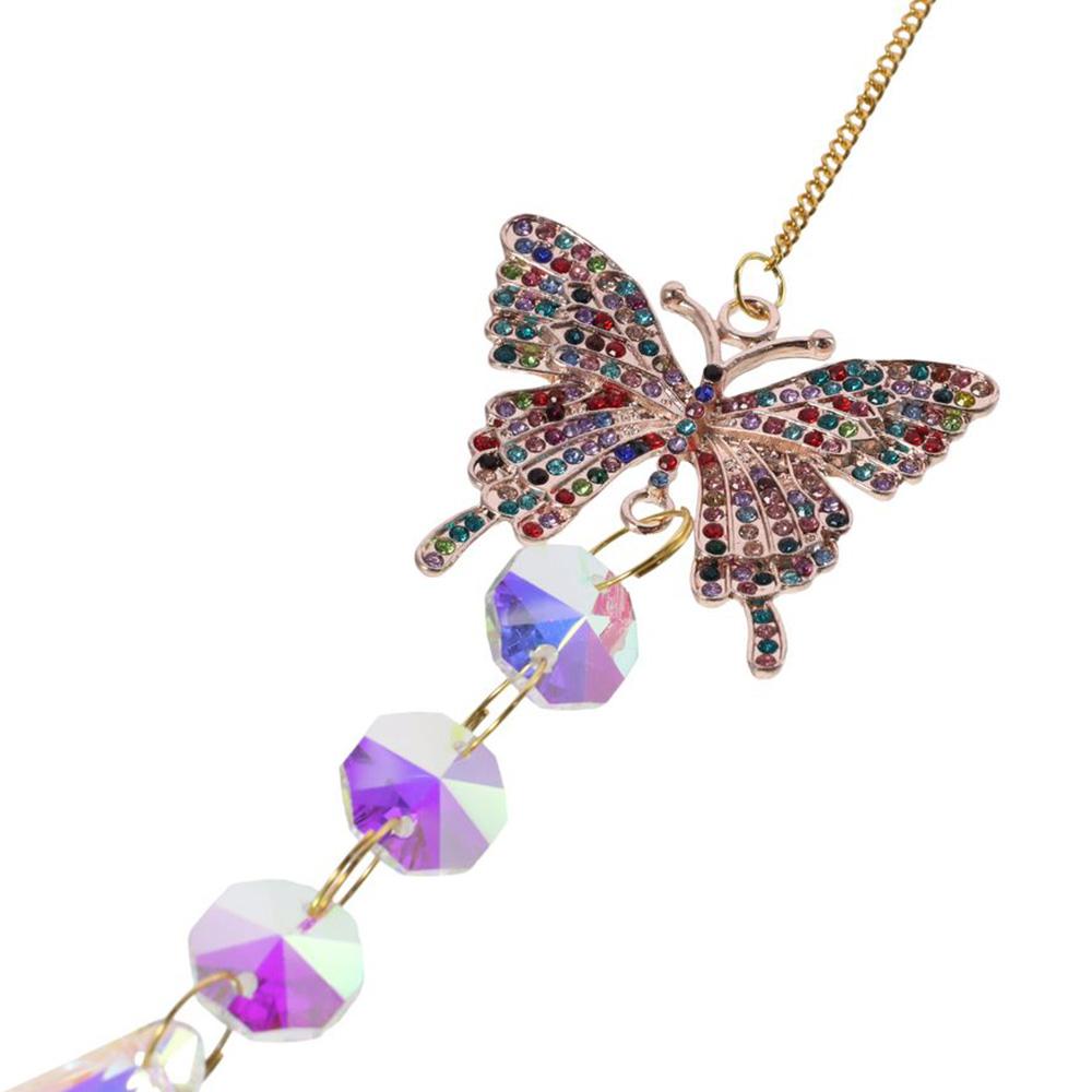Crystal Crystal Decorative Pendant Chroma Garden Light Hanging Ornaments Rainbow Maker  Gift