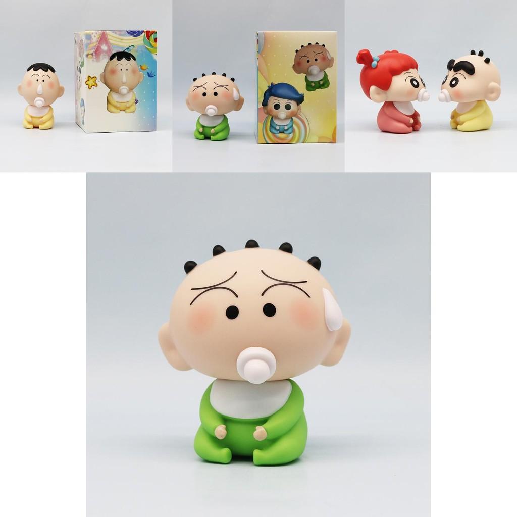 Entzückende PVC Shinchan Figur Q Version Niedliches Cartoon Anime Modell Sammlerstück Spielzeug