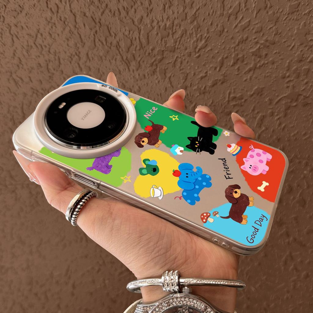 Graffiti animal is suitable for Huawei mate80 mobile phone case mate80promax new mate70 all-inclusive anti-drop.