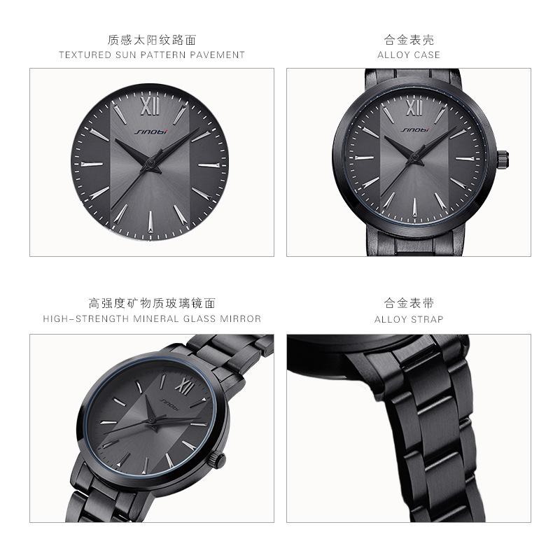 Couple Watch Men'S Watch Business Steel Belt Watch Guangzhou Watch Quartz Watch Watch Watch
