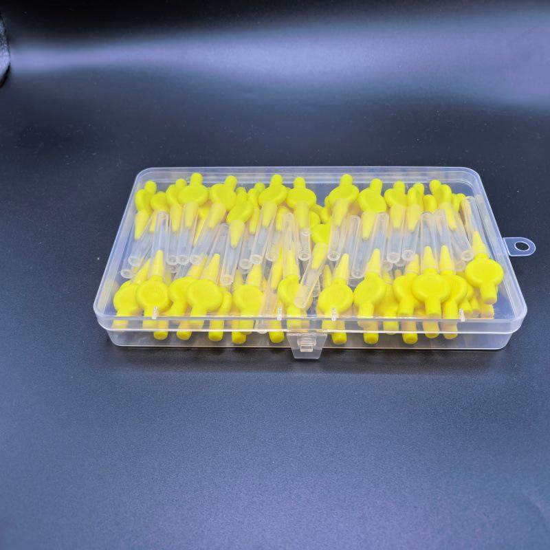 Interdental Round Gap Brush & Orthodontic Toothbrush for Oral Care