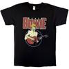 David Bowie T Shirt Acoustic Bootleg Logo New Official Mens Black