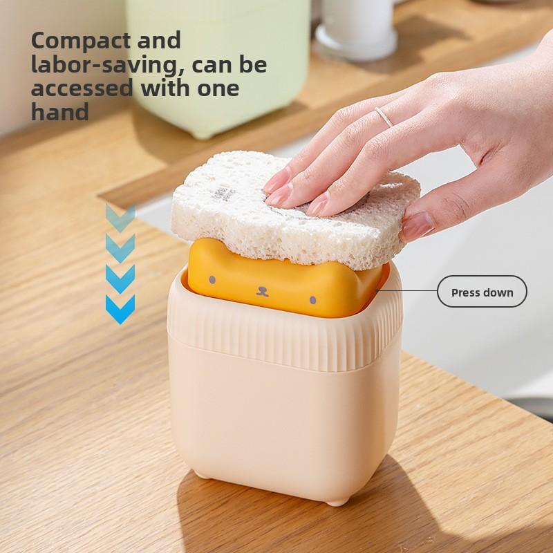 Kitten detergent press type soap dispenser, sink hand sanitizer detergent press dispenser
