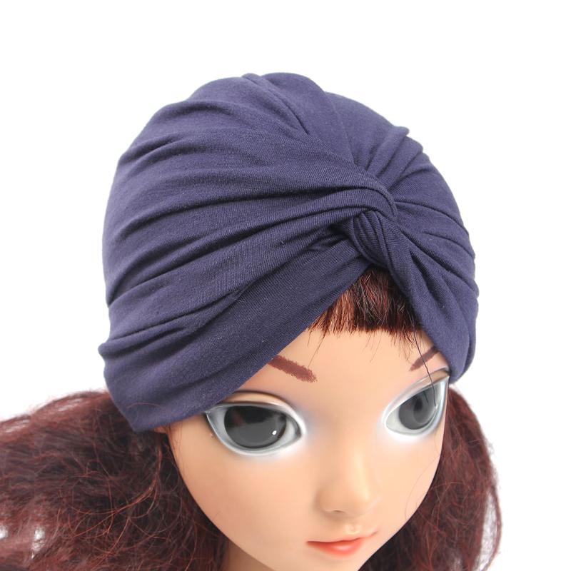 Cute Baby Hat Cotton Soft Turban Knot Summer Hat Newborn Cap For Baby Girls