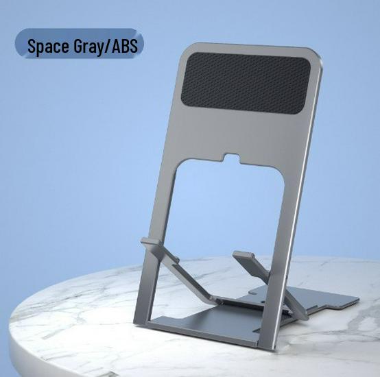 Z7 Folding Multifunctional Phone Stand: Four-Position Adjustable Portable Storage for Live Streaming