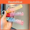 Charming Acrylic Bubble Lipstick Keychain For Girls In Blue Perfect For Gifts