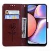 Rose Leather Wallet Flip Case For Samsung Galaxy A14 A24 A34 A54 5G M14 54 A04 A05 A15 A25 A55 M34 M35 M15 M55 A06 A16 S24 Cover