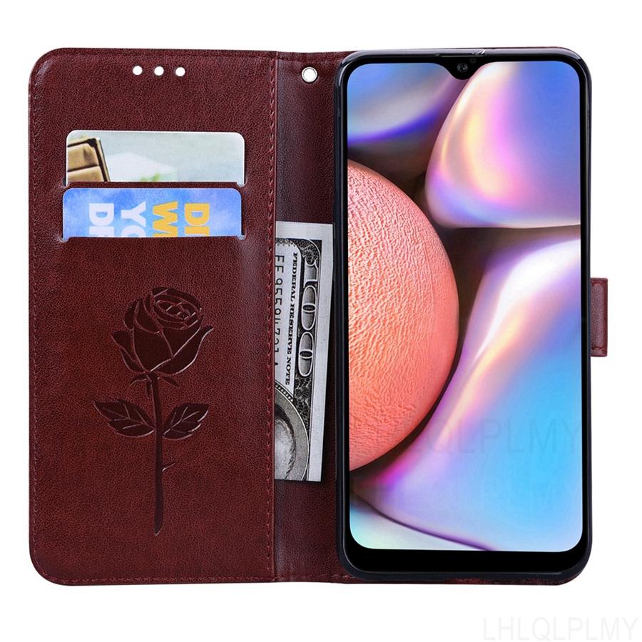 Rose Leather Wallet Flip Case For Samsung Galaxy A14 A24 A34 A54 5G M14 54 A04 A05 A15 A25 A55 M34 M35 M15 M55 A06 A16 S24 Cover