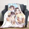 1Pc Kawaii Friends Together Blanket For Couch Bed Plush Cozy Fuzzy Blanket Super Soft Warm Blankets For Fall And Winter 091841
