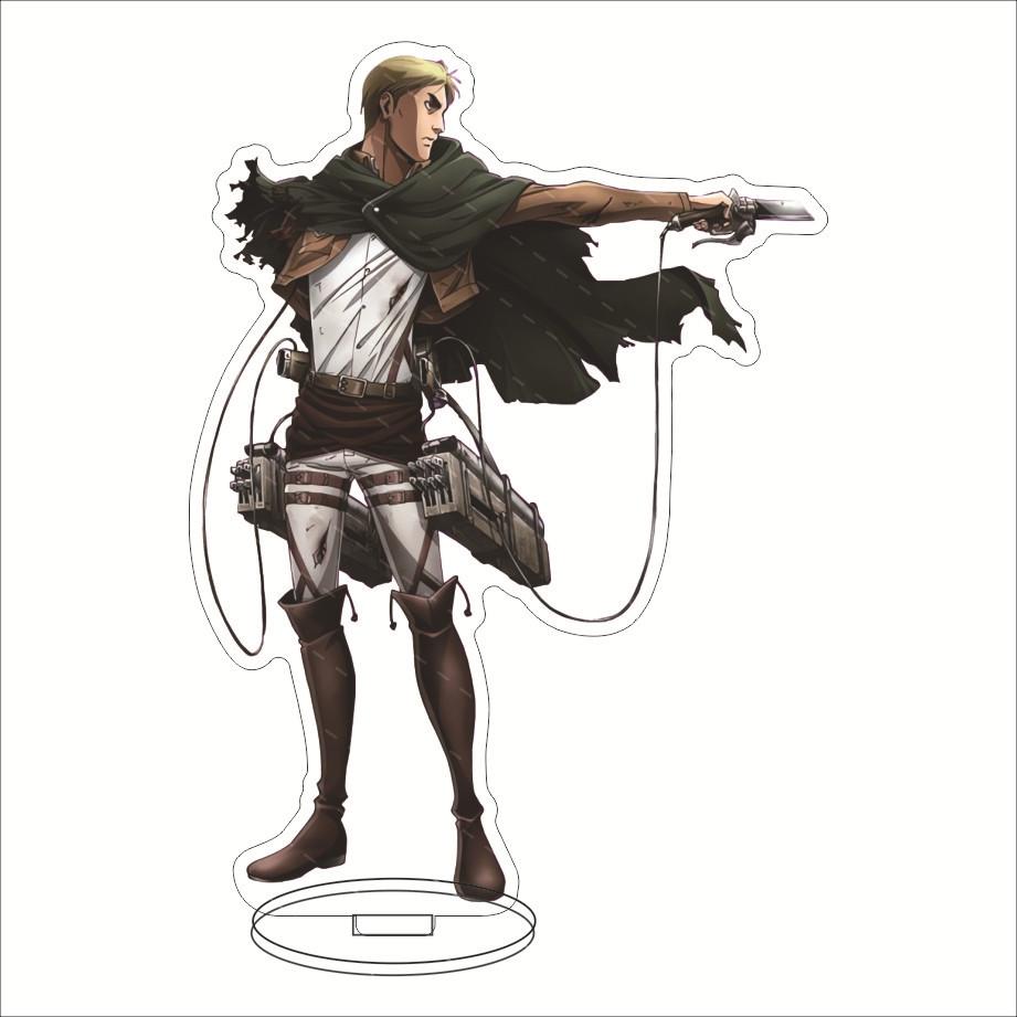 Attack on Titan Taichi Eren Mikasa Amin Keith Reiner Ani Connie Acrylic Ornament Stand Anime Character Birth Date Present Spooky Holiday
