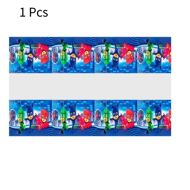 Kids Pjmask Birthday Party Supplies Tableware Decoration Plates Cartoon Cups