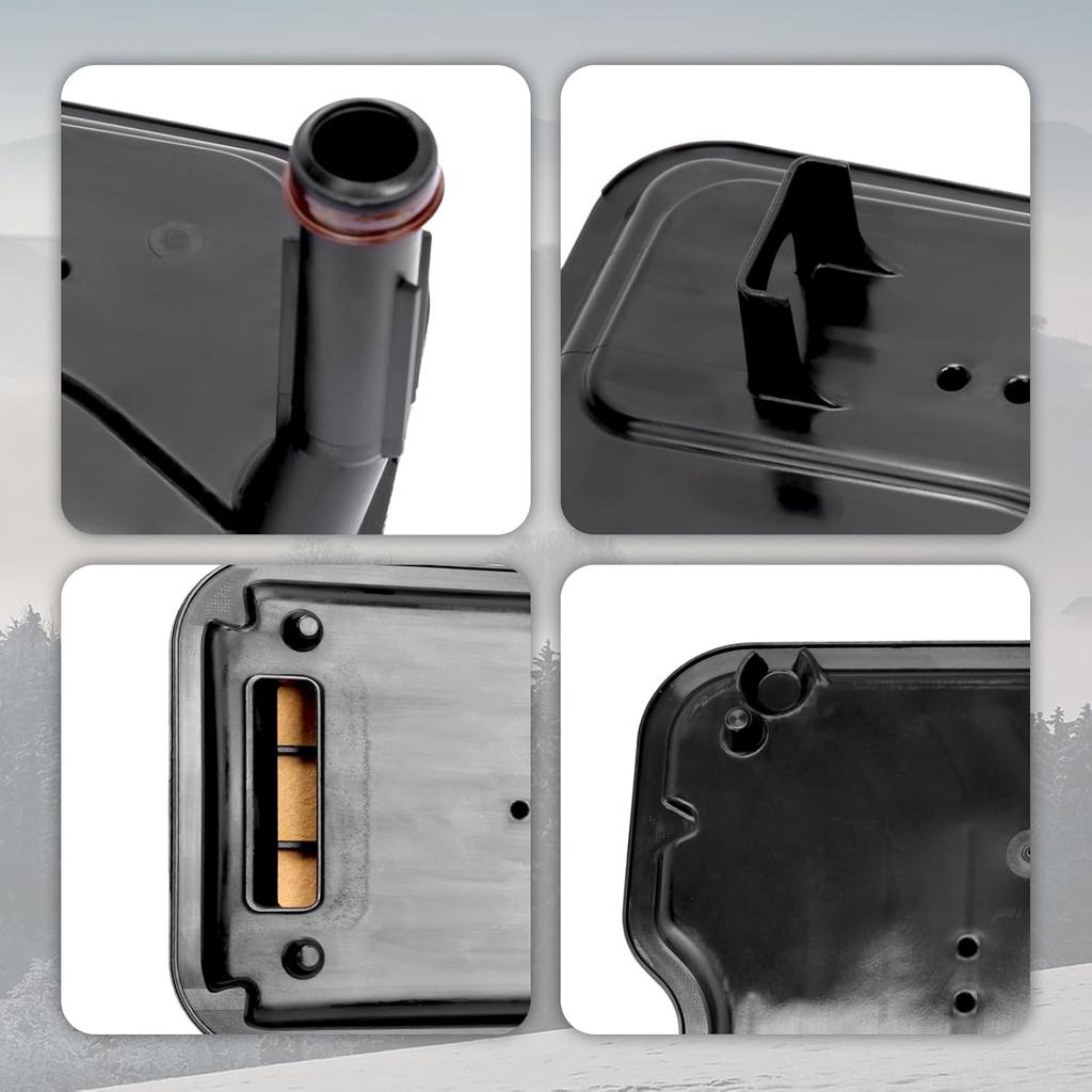 24236933 6L80E 6L90E Transmission Filter With Gasket Kit Compatible With Chevy Express Silverado 1500 2500 3500 Suburban GMC Savana Sierra Yukon CTS