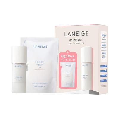 Cream Skin Cerapeptide Refiner Special Set | 170ml Main + 130ml Refill | 2-in-1 Hybrid Moisturizer & Barrier Repair