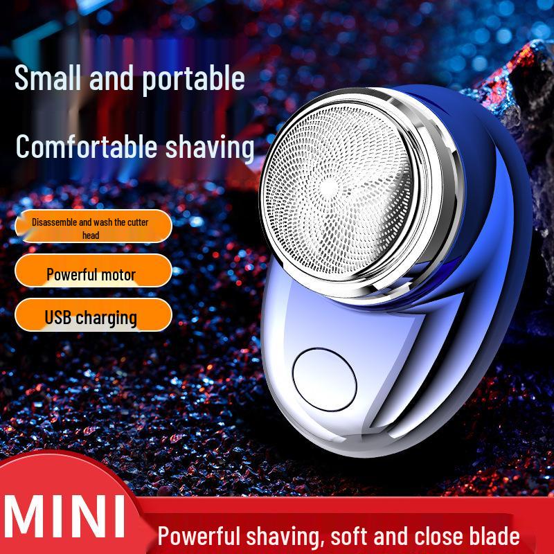 JLL066 Mini Electric Travel Shaver: Men's Waterproof Portable Razor & Gift