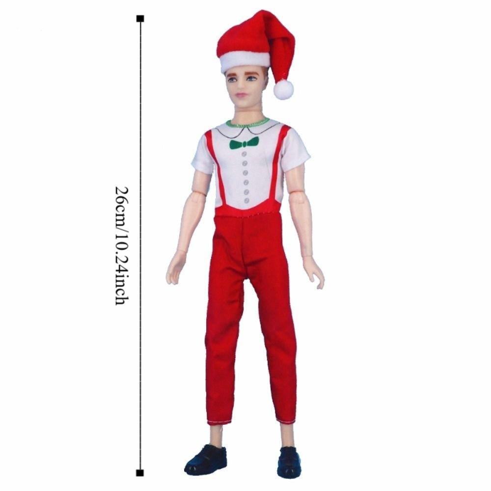 11.8inch Doll Christmas Dress Christmas Elfs Series Christmas Doll Clothes  Kids Toy Gift