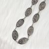 Woman Metal Classic Waist Chain With Embossed Pattern Casual Fashion Accessory