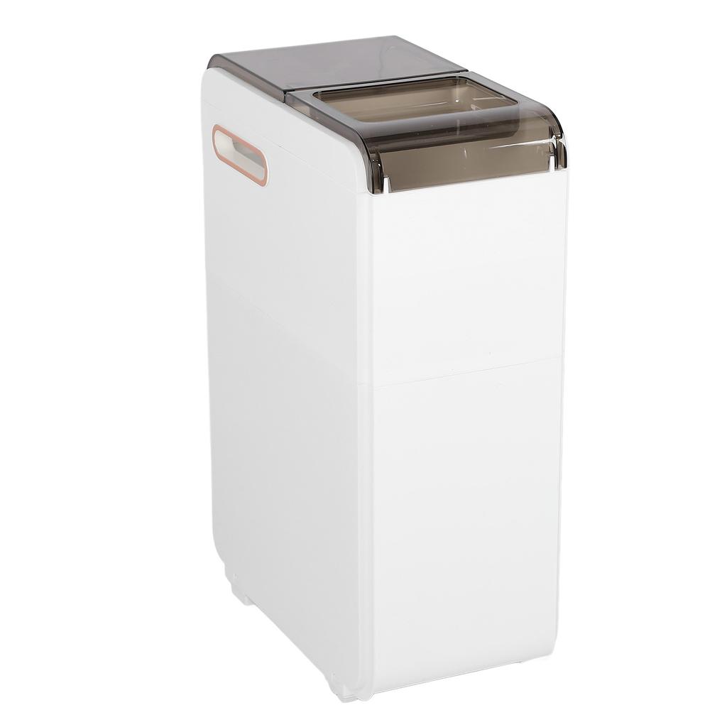 Slim Bathroom Storage Cabinet Plastic Narrow Bathroom Storage Space Saving Floor Organizer Side Unit