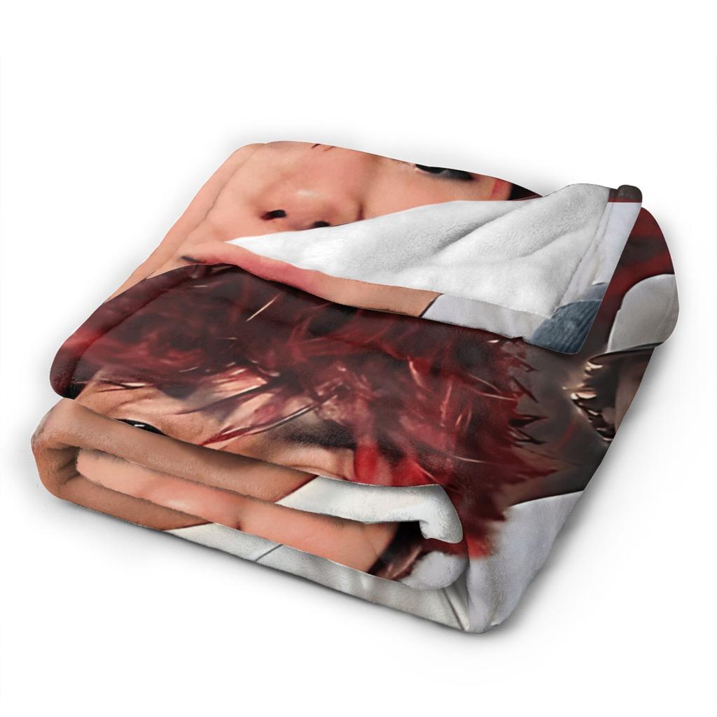 Malachi Barton Actor Tour Blanket Airplane Travel Flannel Bedding Throws For Bedroom Soft Warm Design Quality Bedspread