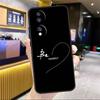 Simple Minamilst Black Quote For Honor Magic 8 7 6 5 Lite Case For Honor 200 400 Pro 50 70 90 X8c X8b X9a X9b X9c Win RT