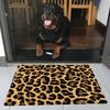 Leopard Print Entrance Door Mat Nordic Style Home Doormat Bathroom-Toilet Mats Bedroom Hotel Decor Mat