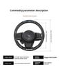 Ultra Thin Anti-Slip Carbon Fiber Leather Steering Wheel Cover for Subaru BRZ WRX Forester Outback Impreza etc Y17