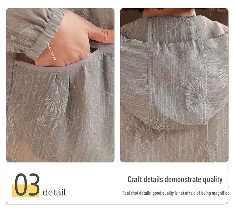 Stylish UV Protection Lightweight Jacket for Middle-aged Women