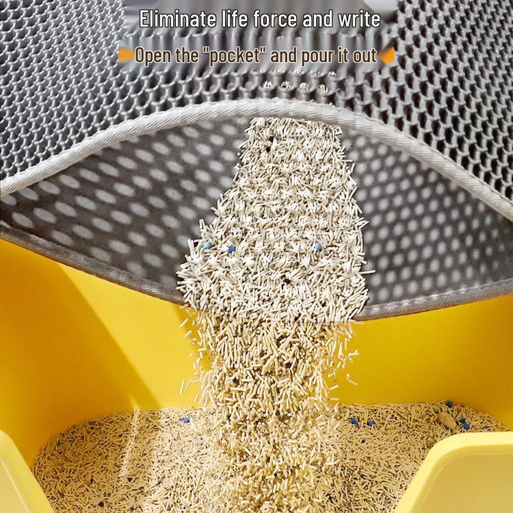 Cat Litter Mat: Anti-Tracking, Anti-Splash, Double Layer, Leak-Control Mat for Cats