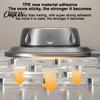 No Drill Wall Organizer Chopstick/Cutter Storage Rack, Mounted Suction Cup Installation, Heavy Duty Carbon Steel Space Saving Kitchen Rack Utensils
