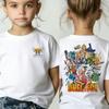 One Piece Japanese Anime Print Cotton TShirt Luffy Zoro Childrens Casual Short Sleeve Tee Kids Luffy Tshirt Family Clothing