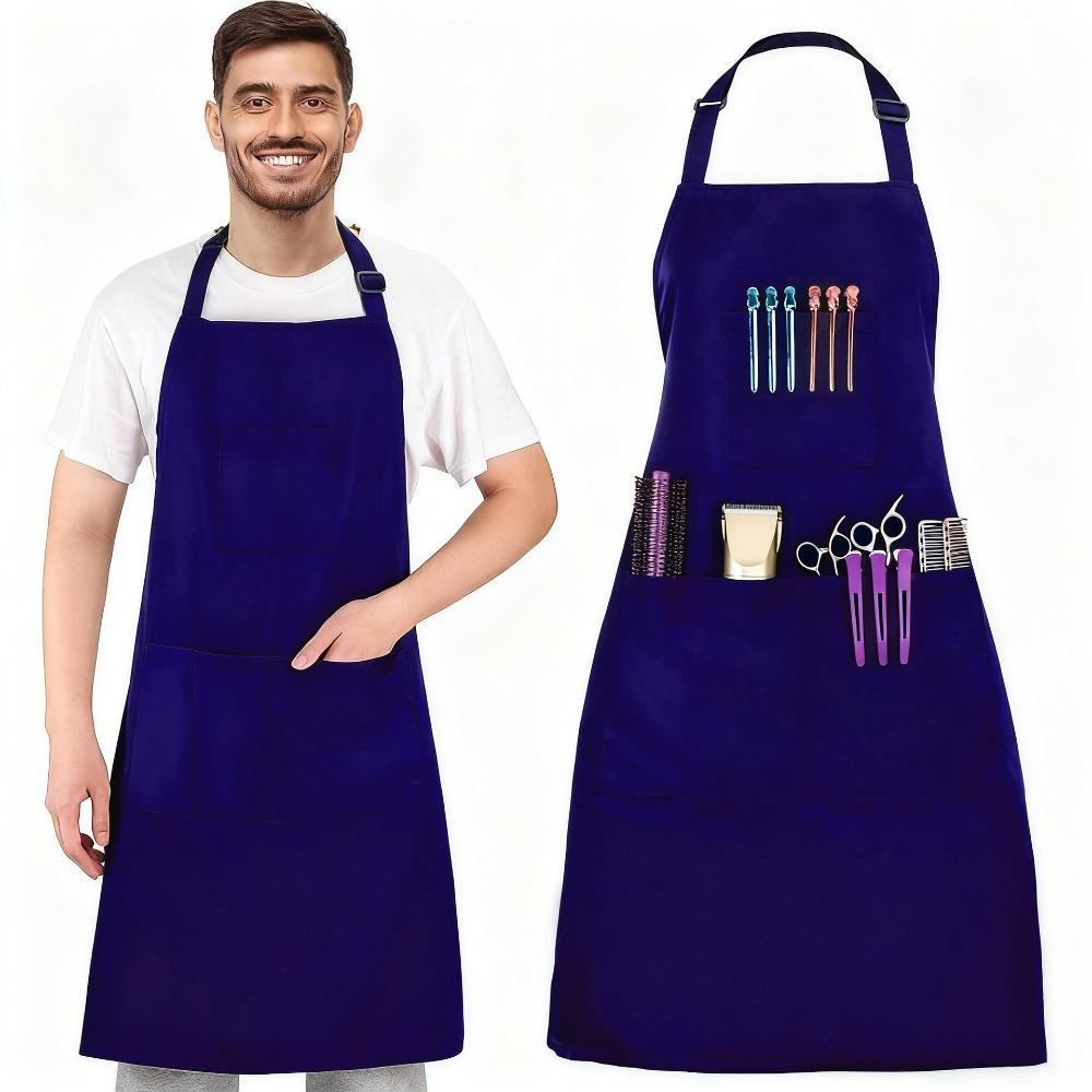 Professional Hair Stylist Hairdressing Aprons Waterproof Hair Salon Uniforms  Restaurant