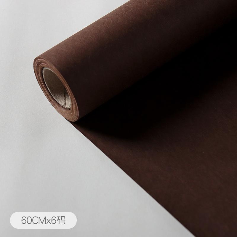 60cmx6yards/1rotolo Carta da Imballaggio Monocolore ad Alta Texture Pellicola Opaca Carta da Regalo per Bouquet di Fiori Bobina Carta da Imballaggio Fai da Te