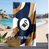 Swansea City FC Personalisiertes Bedrucktes Strandtuch Fußballlogo Unterstützung Benutzerdefinierter Name Text Absorptionsfähiges Handtuch für Sport Reisen Besonderes Geschenk