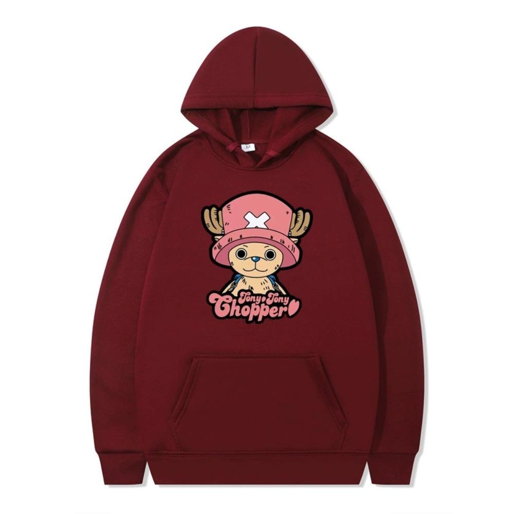 Fashion for Fans of ONE PIECE Anime Tony Tony Chopper Printed Sweatshirt Outdoor Sport Cosplay Pullovers Hoodie Cosplay Costume