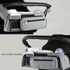 Durable Oxford Cloth Stroller Organizer - Large Size with Multi Compartment Travel Storage Mesh Pocket Phone Holder & Cup Slots