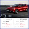 Carbon Fiber Outer Door Handle Cover for Seat Leon MK4 KL1 KL8    Car External Accessories Protective Stickers Trim