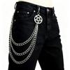 Retro Metal Disc Pant Chain: Women's Multi-Layer Star Waist Accessory