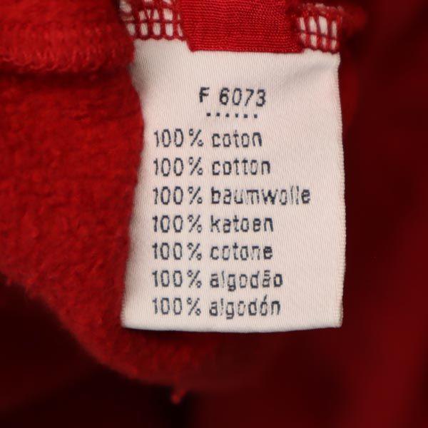 LACOSTE Sweatshirts 14 Red Back brushed Men's Used