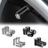W224Pcs/set Car 3D Metal Wheel Tire Valve Stem Caps For Volkswagen Rline Golf GTI R Scirocco MK6 Beetl Bora Passat Tiguan Accessory