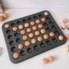 Cupcake-Form mit 48 Mulden, antihaftbeschichtet, leicht zu lösen, spülmaschinenfest, Karbonstahl, Muffin-Mini-Kuchen-Backblech, Küchenzubehör