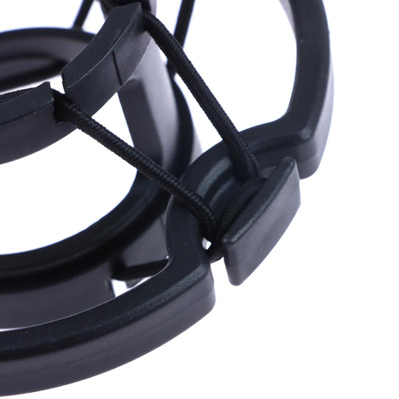 Shock Mount Holder Studio Recording Bracket For Large Mic Clip Black