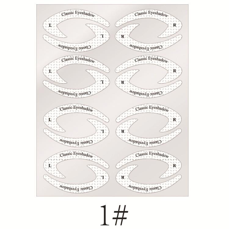 4 Styles Eye Makeup Stencils Sticker Card Eyeliner Template Eyeliner Eyeshadow 3 Minute Lazy Shaping Tool Styling Drawing Guide New Style