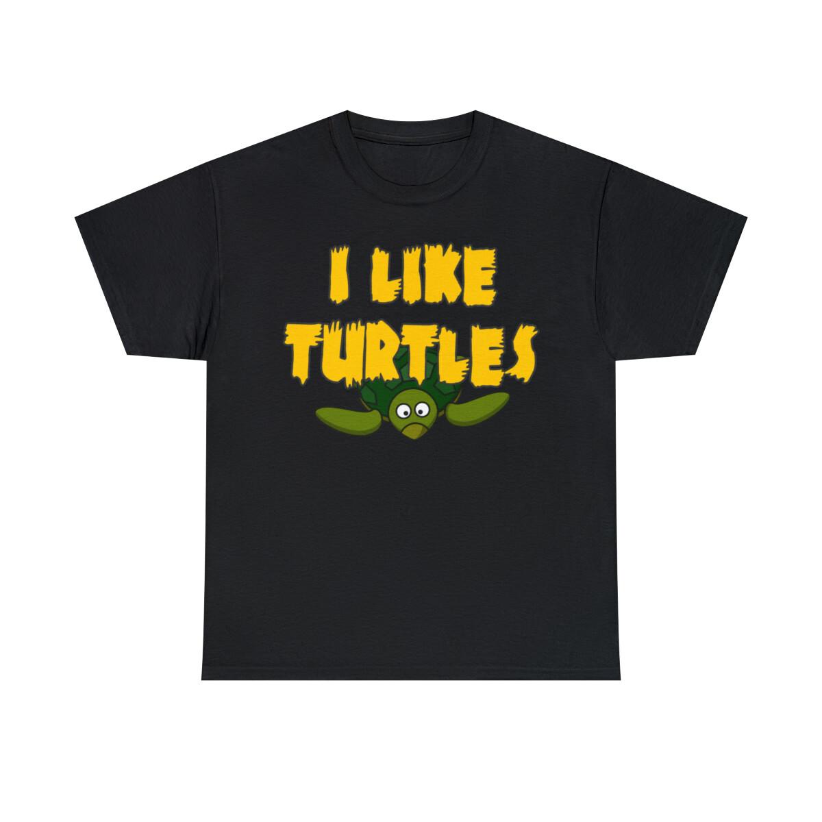 I Like Turtles Short Sleeve Graphic T-Shirt, Sizes S-5XL M