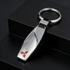 Alloy Car Keychain Holder Key Rings Pendant Decoration for Mitsubishi Mercedes Benz Emblem