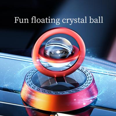 1PACK Creative Star Ring Solar Rotating Car Perfume Car Aromatherapy Suspension Ornament Car Decoration