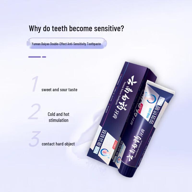 Yunnan Baiyao Dual-Action Anti-Sensitivity Toothpaste