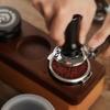 Adjustable Depth Coffee Tamper Calibrated Steady Pressure Espresso Distributor Stainless Steel Froce Tamper Barista Tools