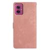 For Motorola Moto G55 5G Case with Card Clots Skin-Touch PU Leather Phone Cover Stand